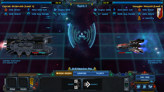 Star Traders: Frontiers starship combat screenshot from Google Play